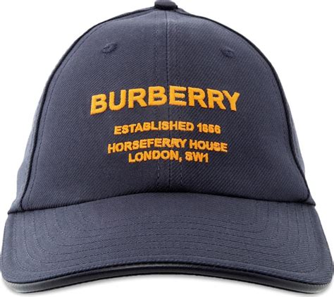 Burberry Horseferry Motif Baseball Cap Midnight Blue 